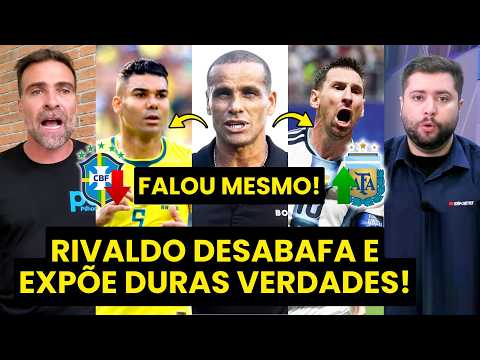 RIVALDO DISPAROU VERDADES? “ISSO que ELE FALOU DA ARGENTINA SÓ MOSTRA como o BRASIL nessa COPA…”