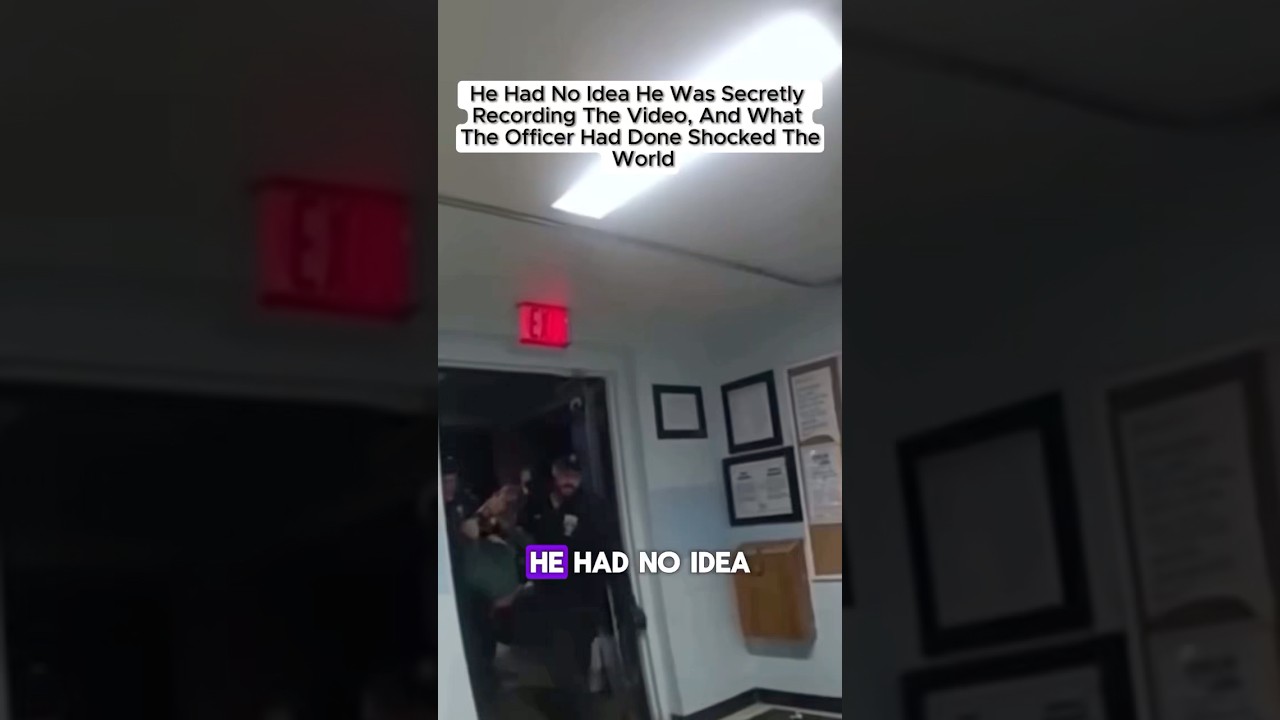 He had no idea he was secretly recording the video, and what the officer had done sh#fyp #foryou
