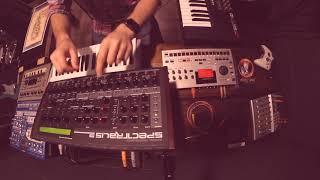 Video thumbnail for Radikal Technologies Spectralis 2 monosynth and Elektron Machinedrum by MIDERA