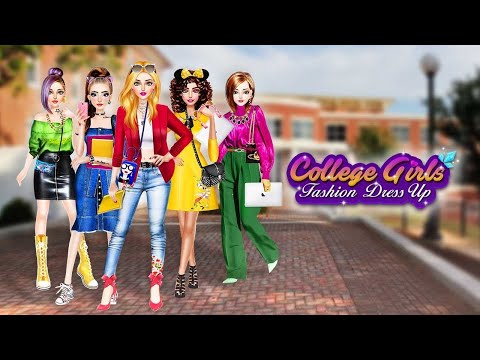 College Girls Fashion Dress Up Video
