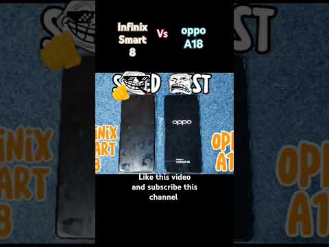Infinix smart 8 vs oppo a18 speed test@RabbitsVlog64#trollface#shortvideos