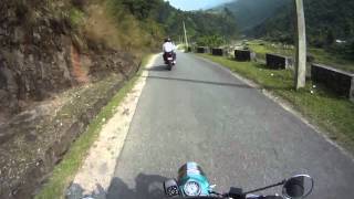 preview picture of video 'Riding Road To Bhimphedi Narayani Central Nepal'