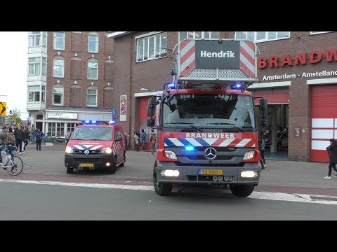PRIO 1 ASH ALH en OVDN Persoon te Water Prinsengracht Amsterdam