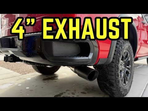 PPE 4\" Exhaust installed on 3.0 Duramax ZR2 LZ0