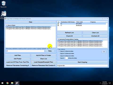 Copy Files To Multiple USB Drives Software