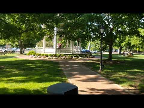 Older Couple Dancing on the Square