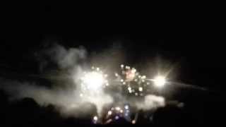preview picture of video 'Bastille Day fireworks ay La Roche Posay 2014'