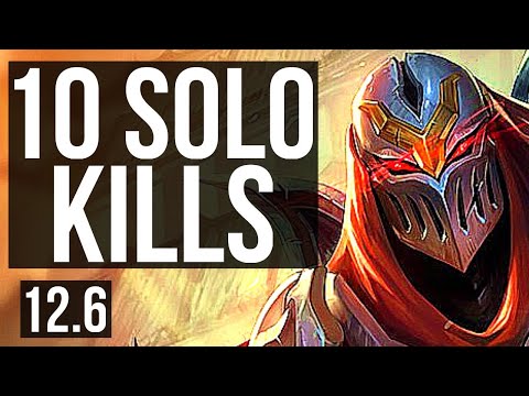ZED vs TRYNDAMERE (MID) (DEFEAT) | 3.2M mastery, 10 solo kills, 900+ games | NA Challenger | 12.6