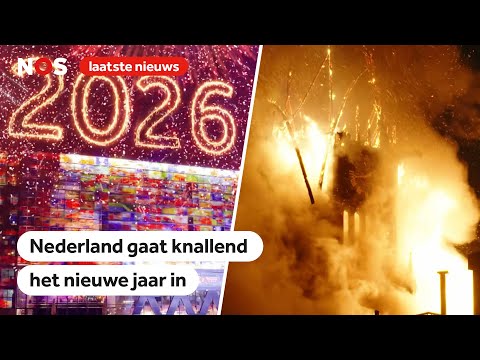 De jaarwisseling in Nederland in beeld