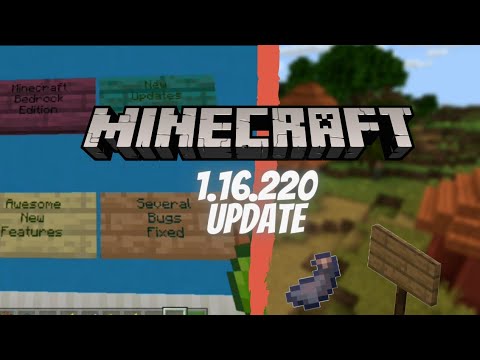 Minecraft 1.16.220 Update //Awesome New features and Bug fixes