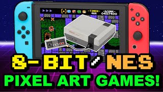 8-Bit NES Pixel Art Games for Nintendo Switch: Ravva and the Cyclops Curse Sun Wukong VS Robot +MORE