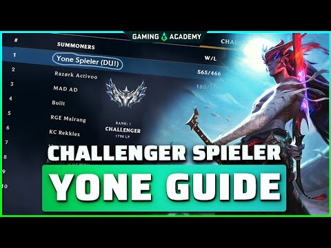Yone Pro Guide Season 12 Deutsch! (feat. @Autophil ) CHALLENGER Spieler bringt euch Yone bei Part 1
