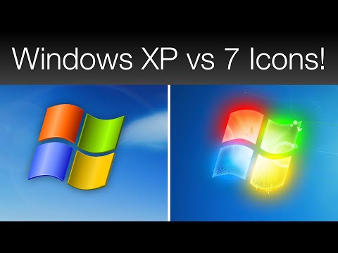 Windows XP vs Windows 7 Icons!