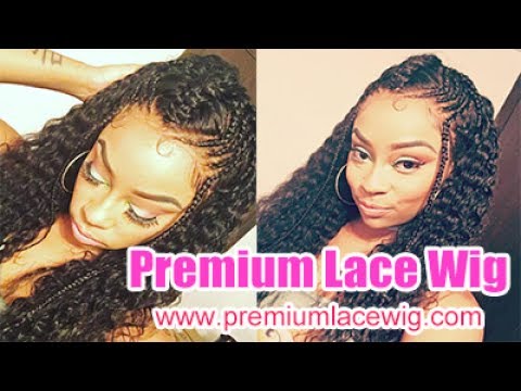 Indian Virgin Hair Curly Full Lace Wig 20inch