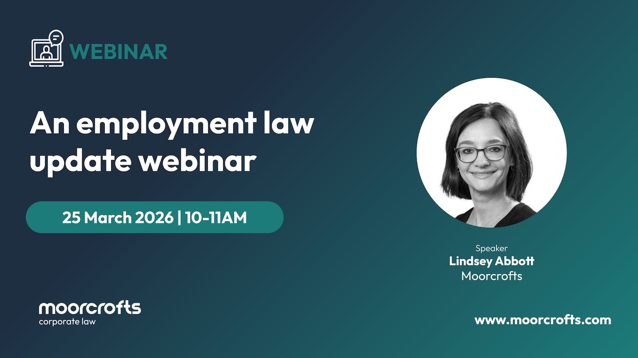 Moorcrofts Employment Law Update Webinar March 2026