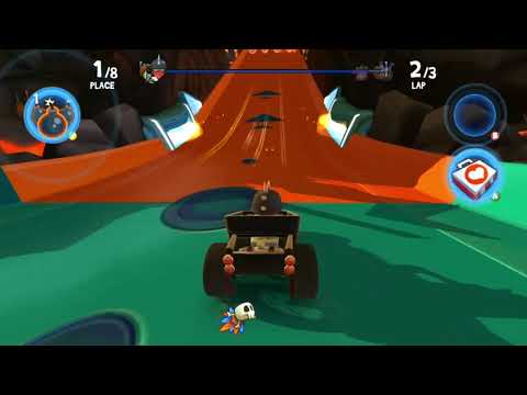 Timm plays Volcano Blast (Beach Buggy Racing 2: Hot Wheels Edition) - YouTube