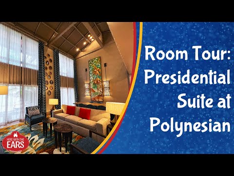 Polynesian Village Resort - Presidential Suite Tour - King Kamehameha Suite Room Tour