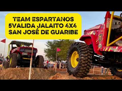 Team Espartanos 5ta Valida campeonato MOTORES EN ALTA Jalaito 4x4 San José de Guaribe