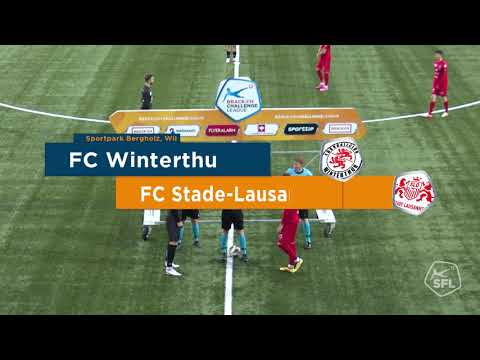 SLOTV: Match entre le FC Winterthour et le FC Stade Lausanne Ouchy.