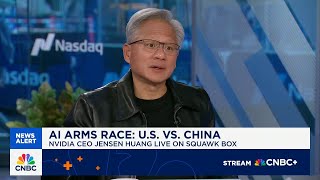Nvidia CEO Jensen Huang on AI race vs. China: Overall we're not far ahead
