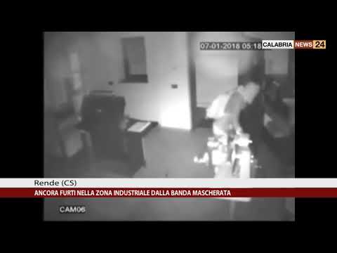 NELLA ZONA INDUSTRIALE DI RENDE ANCORA FURTI DALLA BANDA MASCHERATA