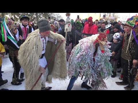 Capra de la Mâlosu cu fanfara lui Ţur de la Stejaru - 31.12.2021