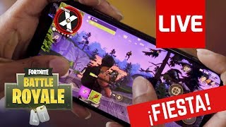 DIRECTO de FORTNITE BATTLE ROYALE que hoy es FIESTA (A MATAR A SACO)