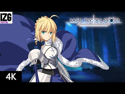 Melty Blood Type Lumina - Saber (Playthrough) | Story Mode