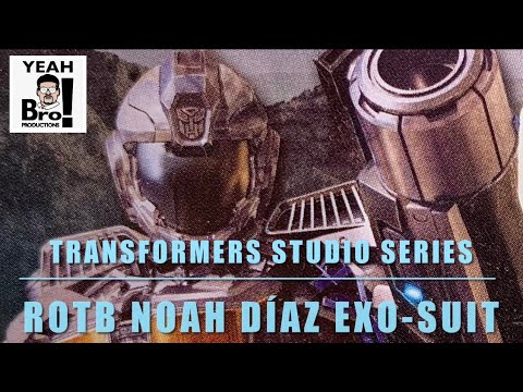 Transformers Studio Series Rise of the Beast Core class Noah Díaz Exo-Suit 4K vide review.