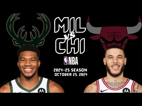 Milwaukee Bucks vs Chicago Bulls Full Game Highlights | Oct 25, 2024 | 2024-25 NBA Season