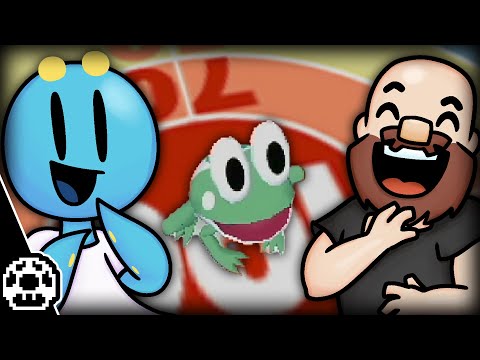 Mogi & Hockii spielen Frosch-Golf.