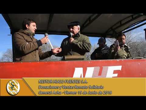 15-06-18 Donaciones y Ventas Remate Solidario - Nestor Hugo Fuentes - General Acha