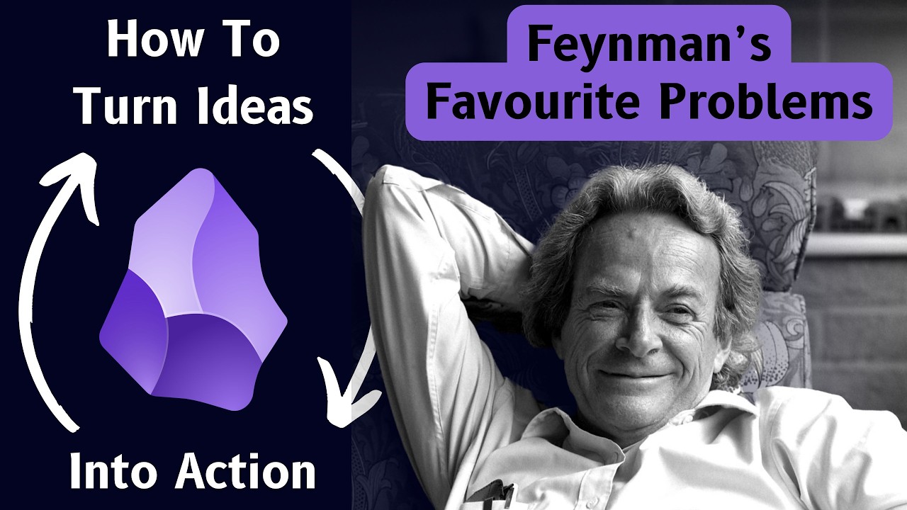 Feynman's Favorite Problems 💡Practical Obsidian + NotebookLM Use 📝
