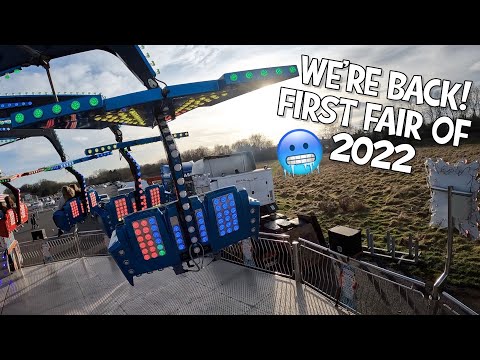 WE'RE BACK! First Fair of 2022 - Beach's Valentines Fun Fair Vlog, Brooklands
