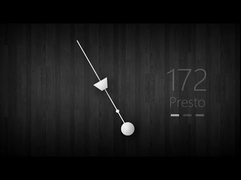 BPM 172 Tempo Metronome（メトロノーム）3/4 拍子 テンポ