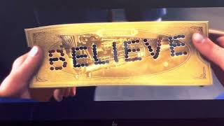 Polar express ticket cutting scene
