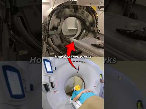 How MRI Mechine Works | Powerfull Magent 🧲Rotating Around the Patient#shorts