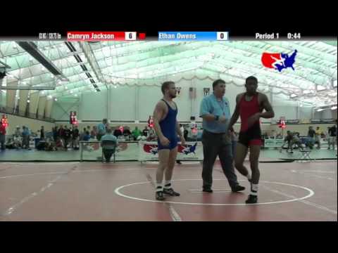University Nat`ls FS  63 KG / 138.75 lbs: Camryn Jackson vs. Ethan Owens