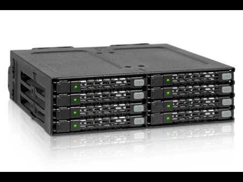 Serveris „Icy Dock Disk Array“ (MB742SP-B) video