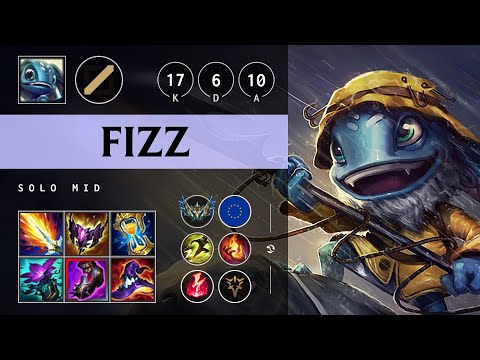 Fizz Mid vs Syndra - EUW Challenger Patch 25.21