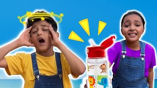 Kids Learn To Drink Water 🌊