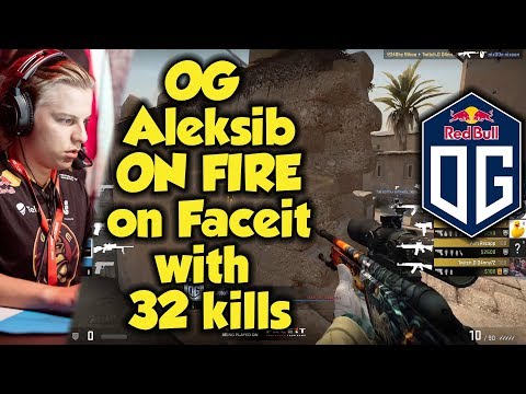 OG Aleksib ON FIRE at Faceit with 32 kills in Dust2 | CSGO | POV