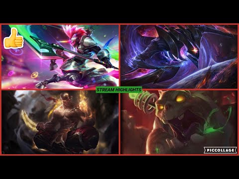 League Of Legends Gameplay/Montage - Stream Highlights (Funnel Master Yi + Taric & Outplays) S10