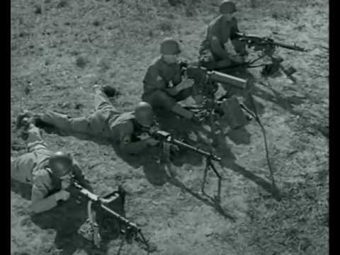 Machine Gun Comparison -- U.S. .30 caliber vs. German MG-34 and MG-42