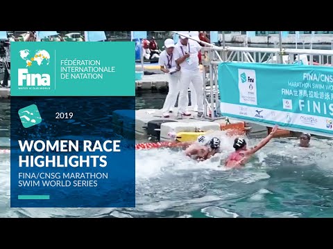 Highlights Women's Race | FINA /CNSG Marathon Swim World Series 2019
