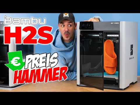 Bambulab H2S | HIGH-TECH 3D printer now CHEAPER! (H2D comparison)