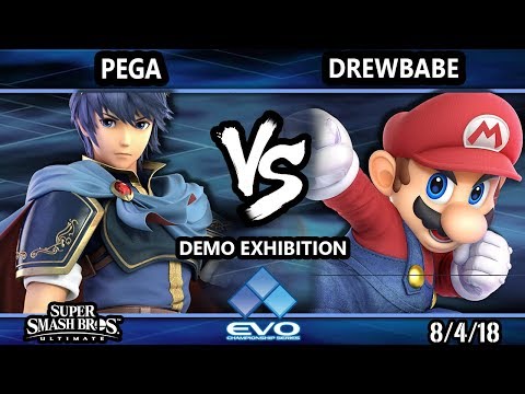 Evo Demo SSBU - Pega (Marth) Vs. Drewbabe (Mario) Smash Ultimate
