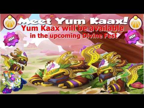 DML Revealed New Divine Yum Kaax dragon-Dragon Mania Legends | Got 2nd Clover Dragon | DML