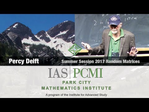 Percy Deift (2.1) Riemann-Hilbert problems, part 2.1