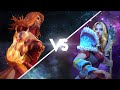 Эпическая Рэп Битва в Dota 2 : Lina Vs CM (Crystal maiden) 